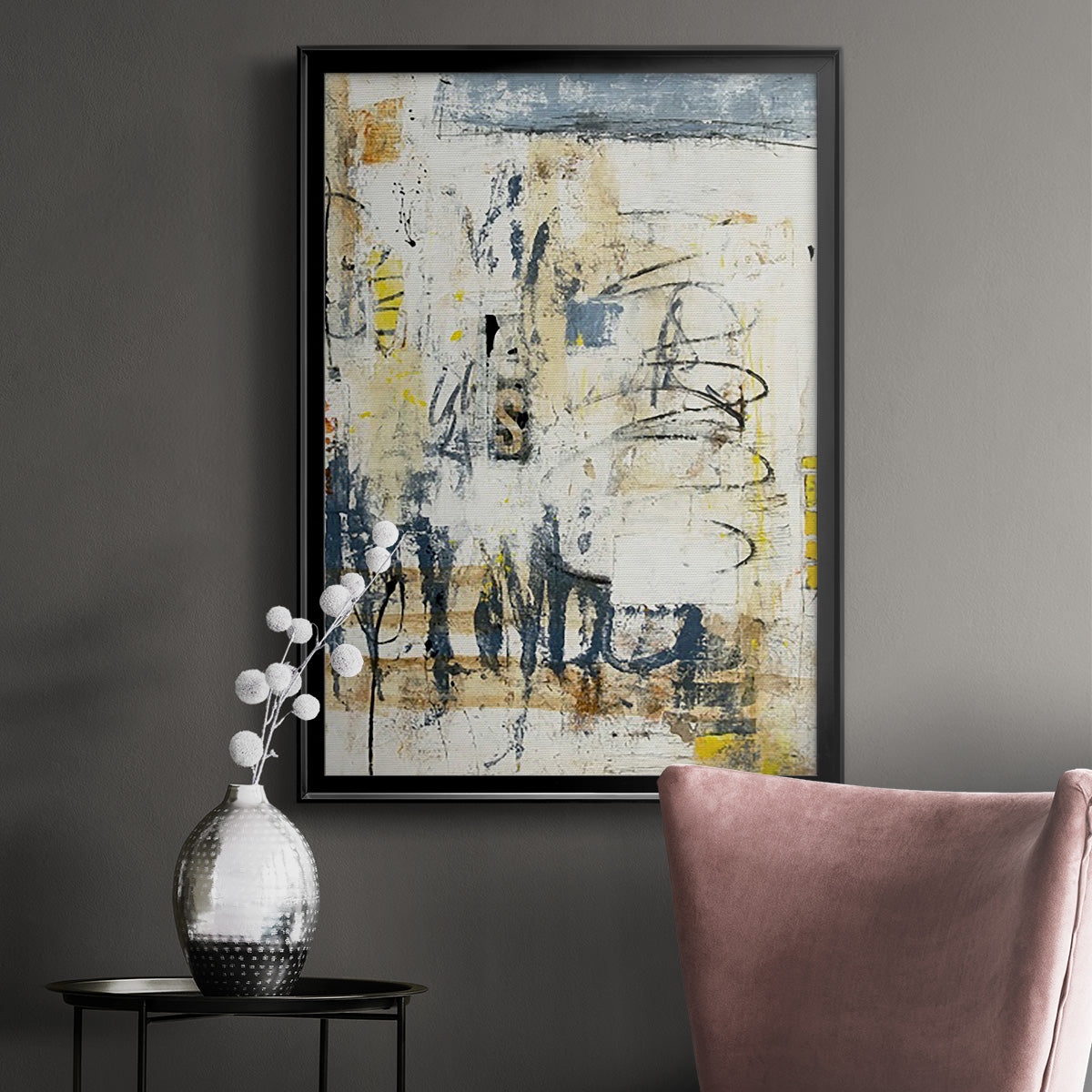 Urban Revival - Modern Framed Canvas Print