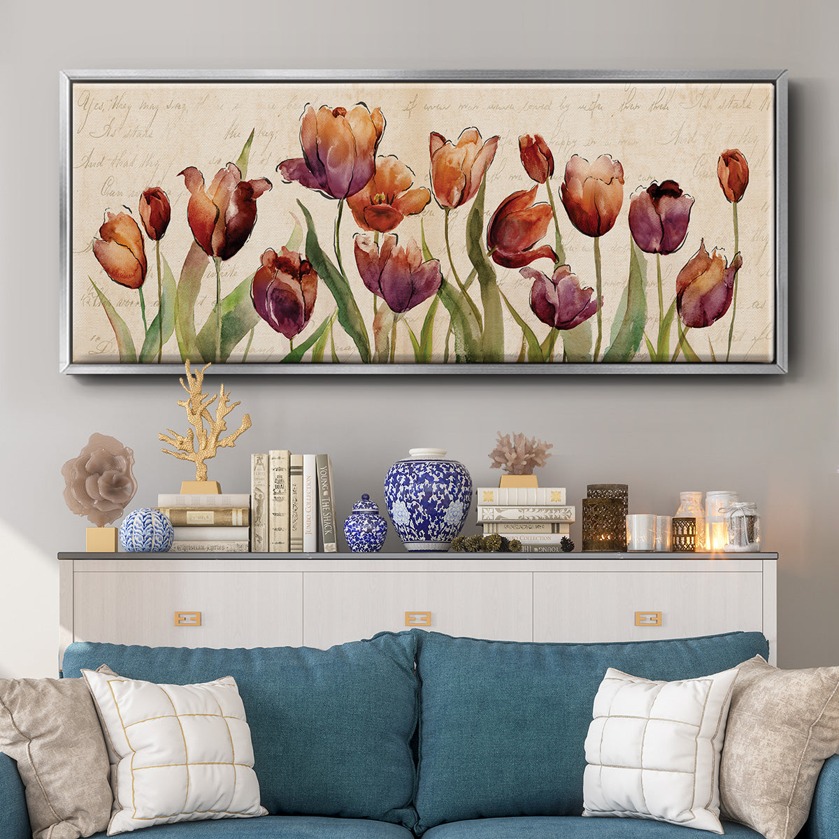 Bow to Summer II - Floater Framed Canvas Print