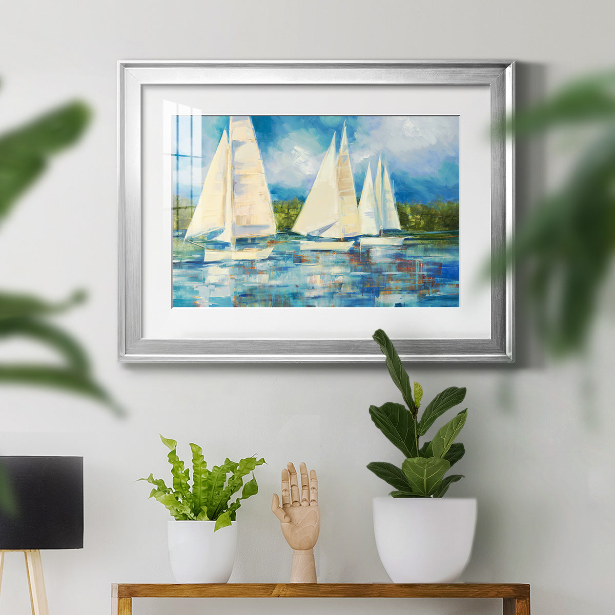 Clear Sailing Premium Framed Print - Ready to Hang