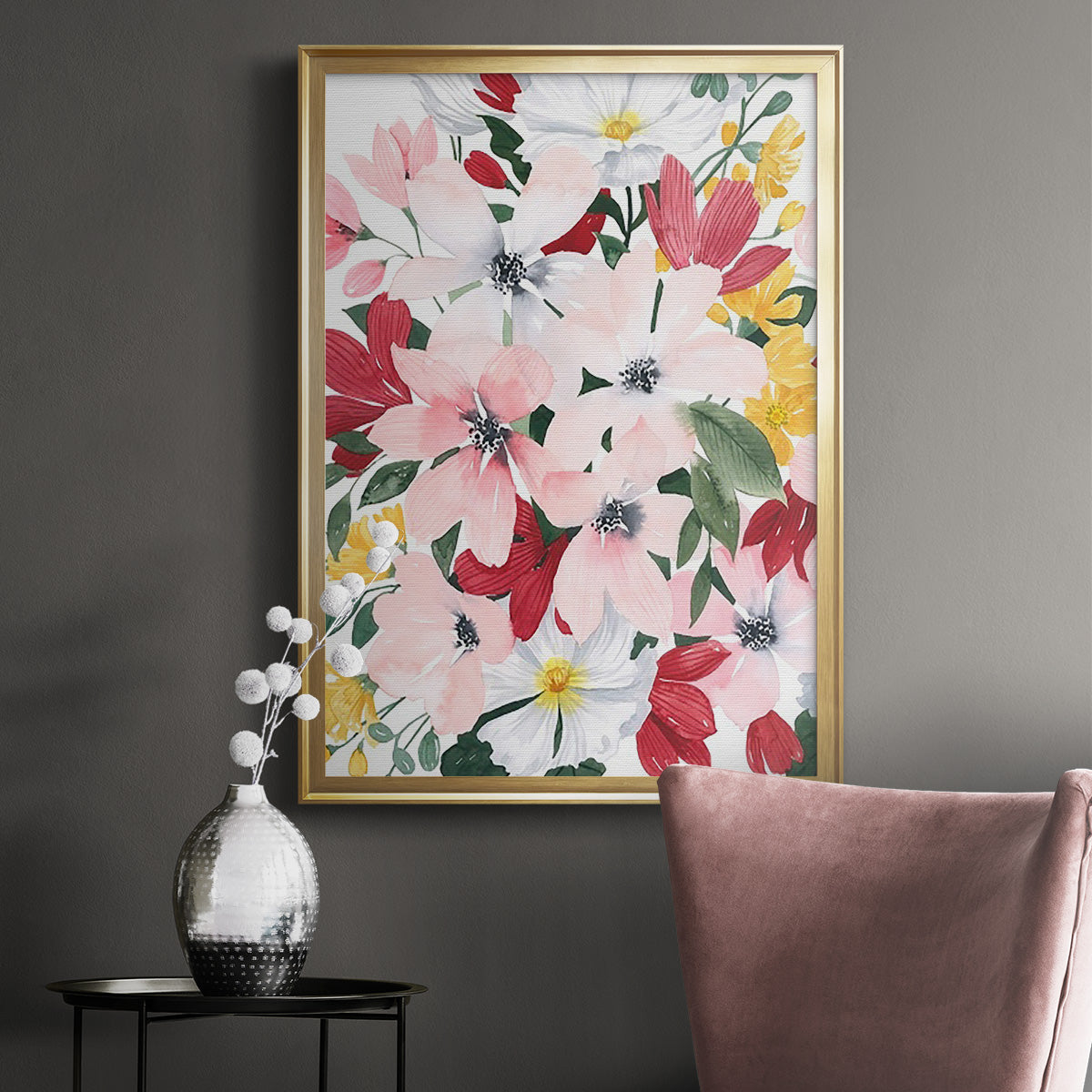 Spring Bliss I - Modern Framed Canvas Print