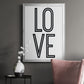 Bold Love II - Modern Framed Canvas Print