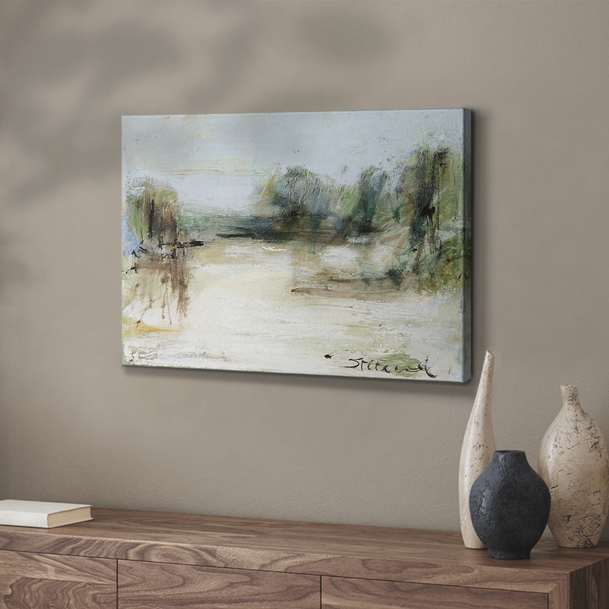 Wintery Horizon III - Canvas Art Print