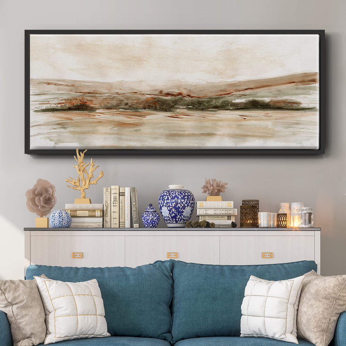 Fall Beech Mountain - Floater Framed Canvas Print