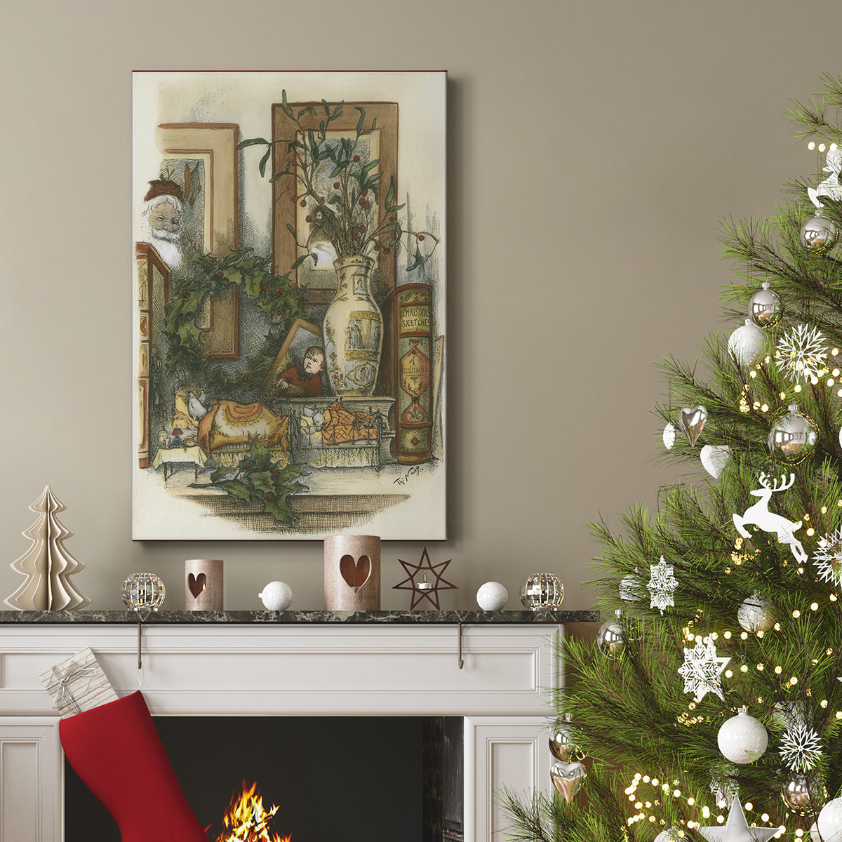 Not a Creature was Stirring - Gallery Wrapped Canvas