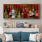 Wine Tasting - Floater Framed Canvas Print