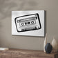 Cassette Sketch - Canvas Art Print