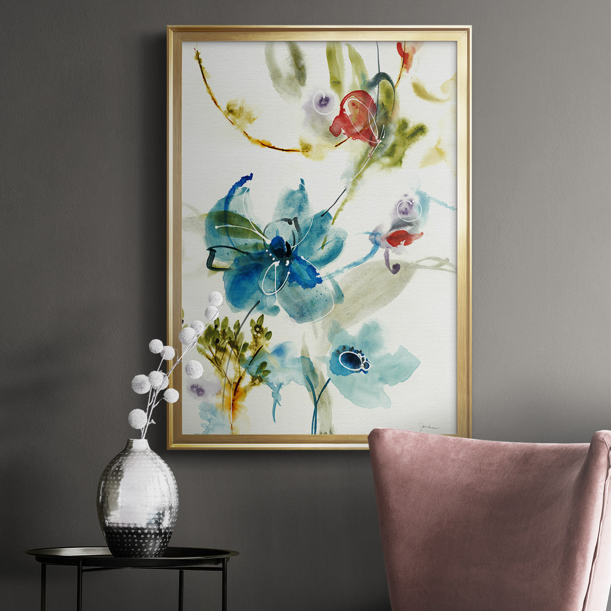 Color Of Summer I - Modern Framed Canvas Print