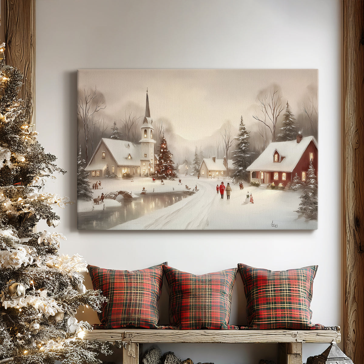Star of Gilded Serenade - Canvas Art Print