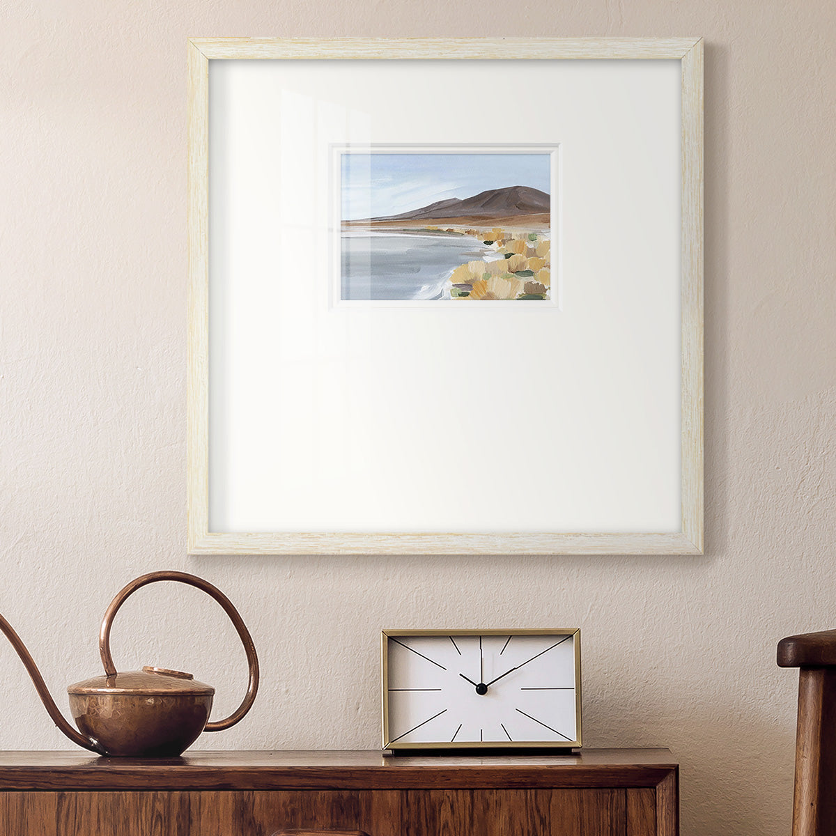 Desert Oasis Study I Premium Framed Print Double Matboard