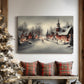 Candlelit Manger Serenade - Canvas Art Print