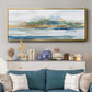 Blue Solace - Floater Framed Canvas Print