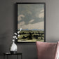 Pink Hazy Sky I - Modern Framed Canvas Print