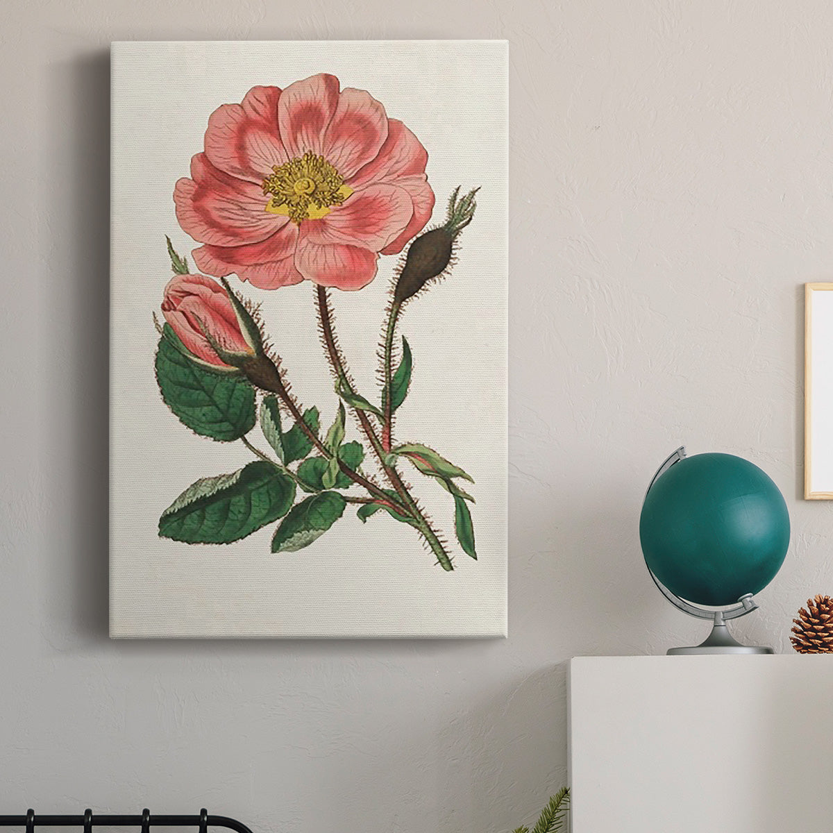 Pink Floral Mix IX - Canvas Art Print