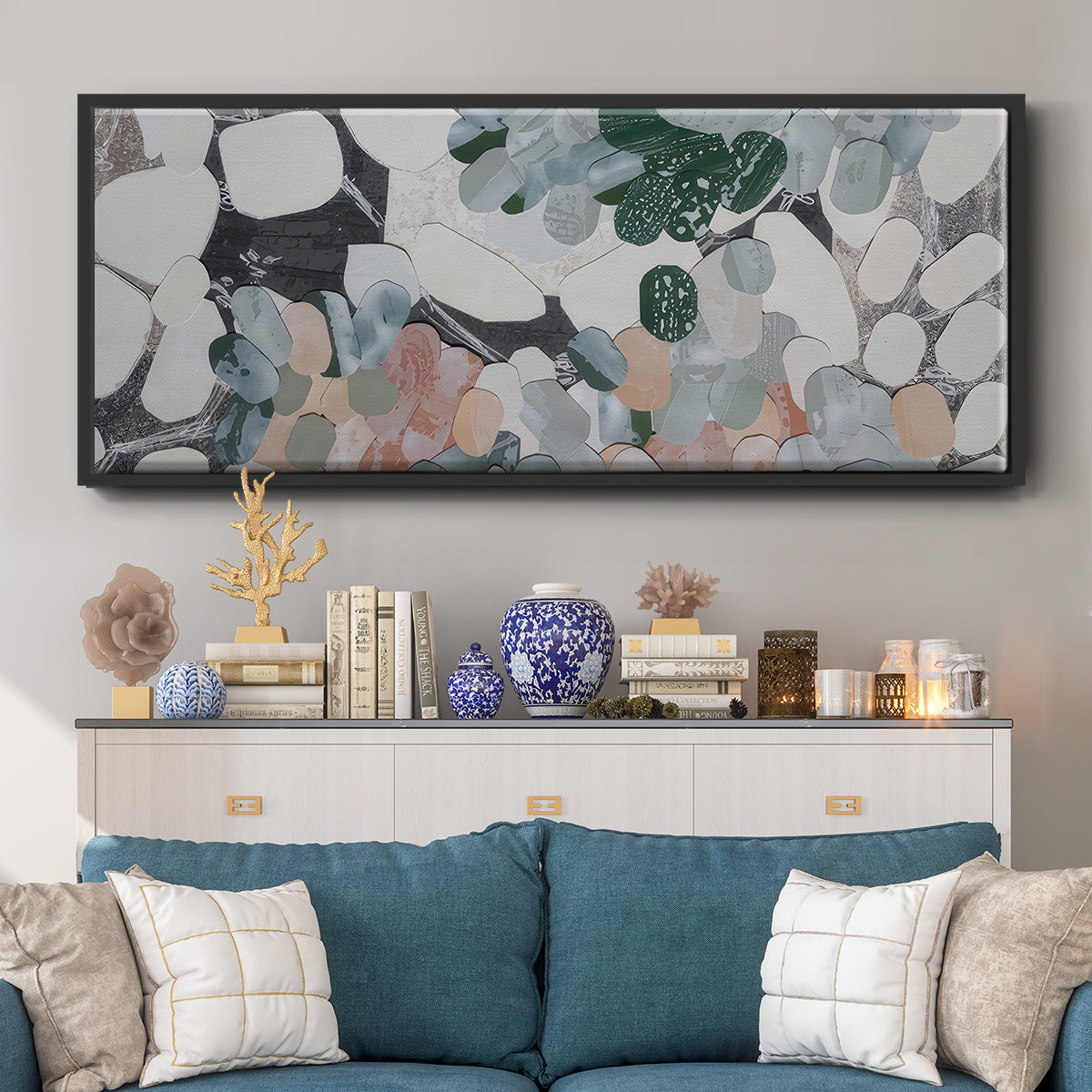 Antelope Canyon Run I  - Floater Framed Canvas Print