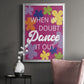 Dance It Out - Modern Framed Canvas Print
