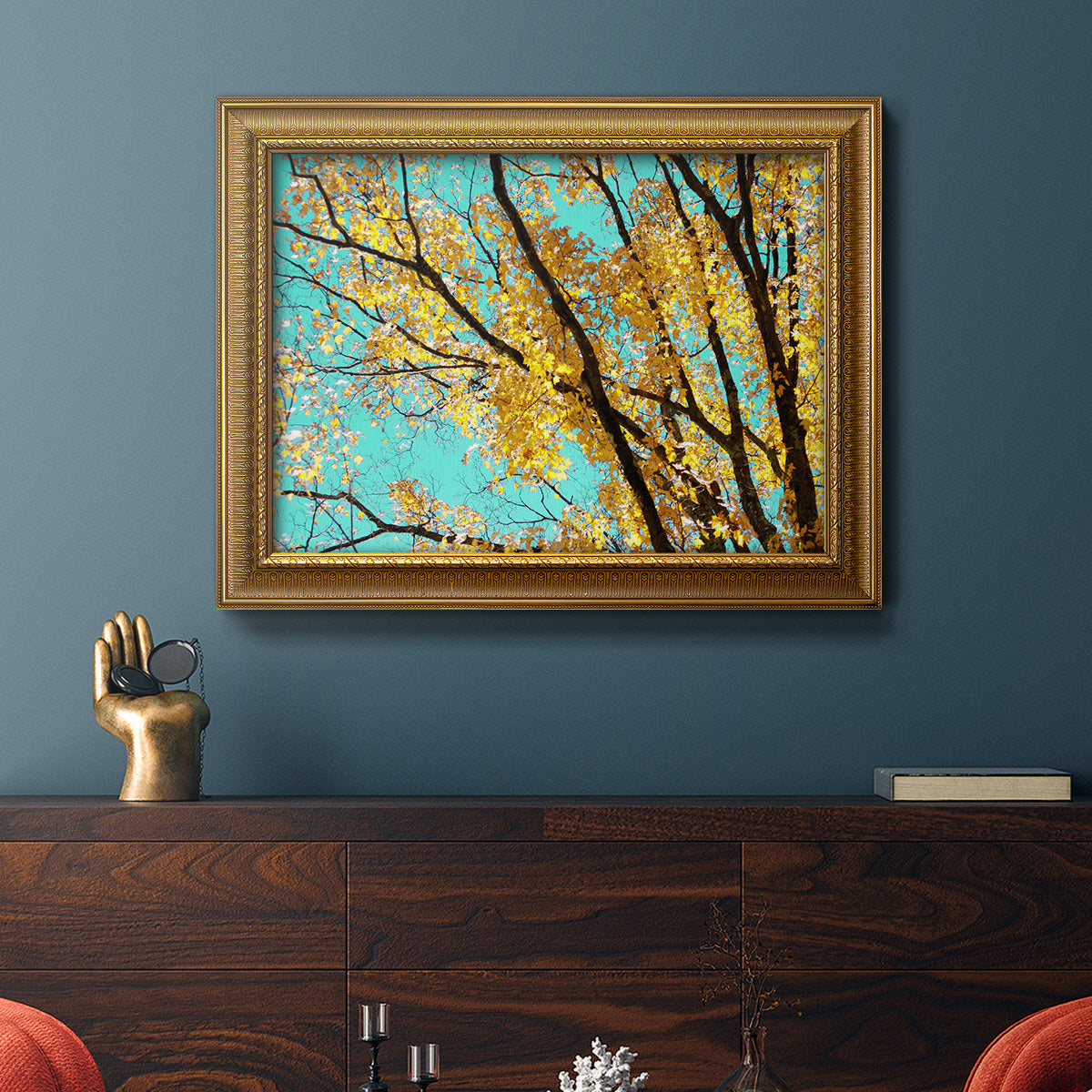 Autumn Tapestry IV Premium Framed Canvas- Ready to Hang