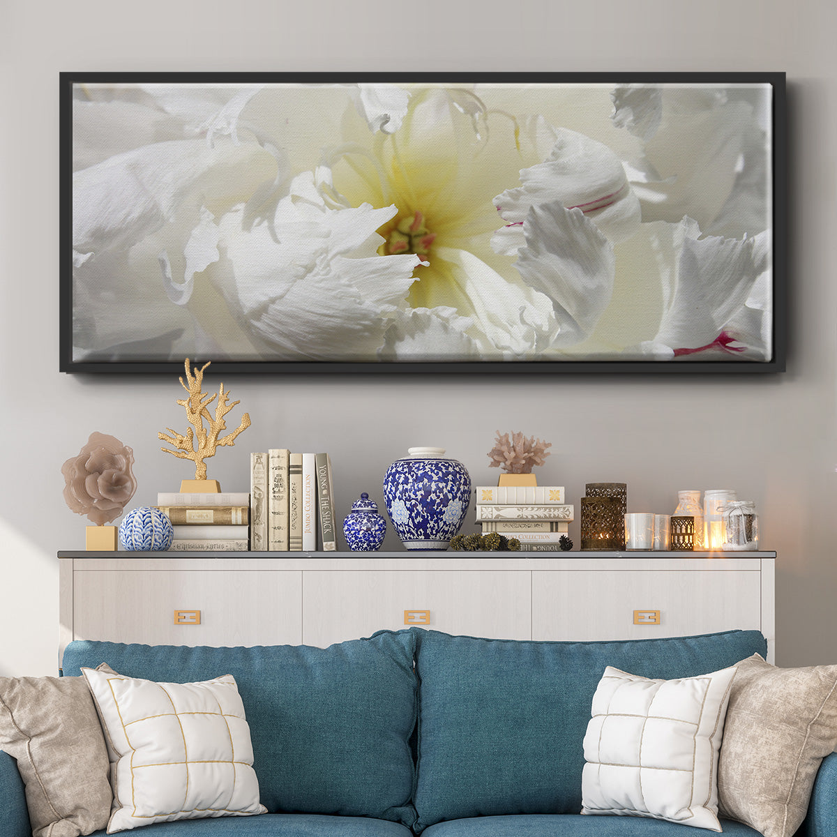 Breathless II - Floater Framed Canvas Print