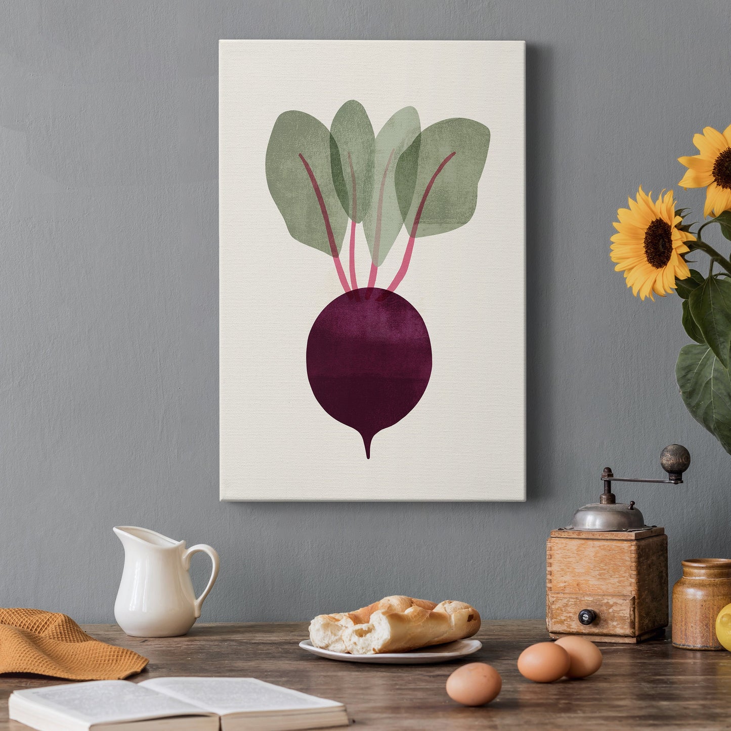 Organic Veg IX Premium Gallery Wrapped Canvas - Ready to Hang