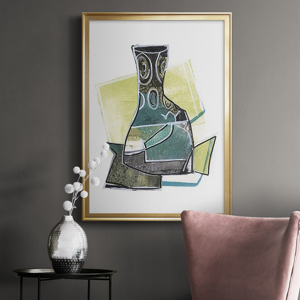 Jubilee Jugs I - Modern Framed Canvas Print