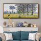 Sunlight Effect Under the Poplars, 1887 - Floater Framed Canvas Print