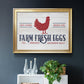 Farm Fresh Eggs Premium Classic Framed Canvas - Ready to Hang