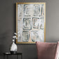 Sand Glyphs IV - Modern Framed Canvas Print