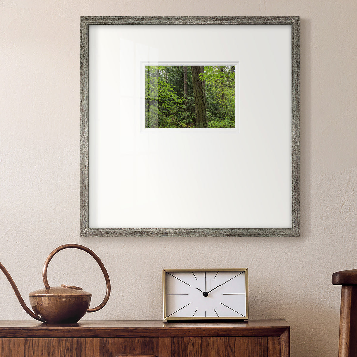 Calm of the Forest Premium Framed Print Double Matboard