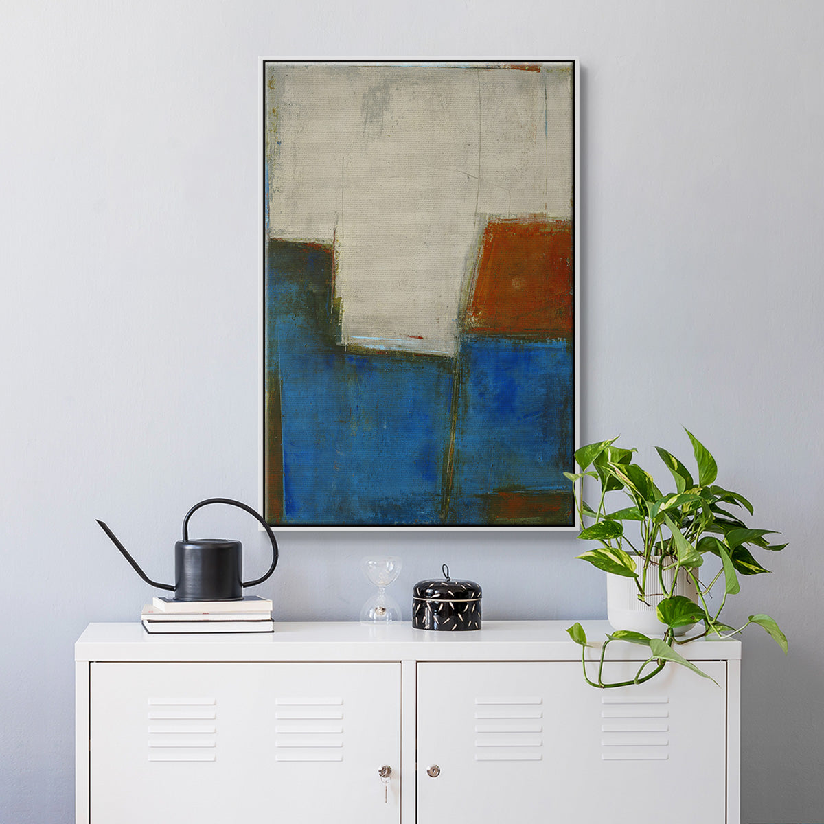 Complex Thought - Floater Framed Canvas Print