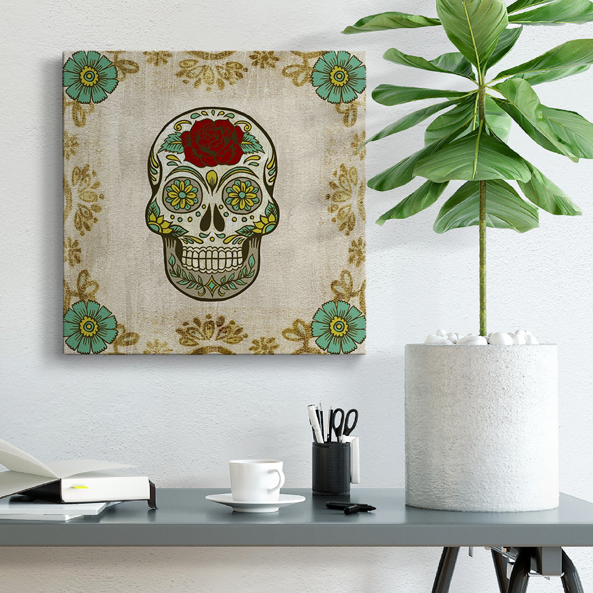 Day of the Dead III-Premium Gallery Wrapped Canvas - Ready to Hang