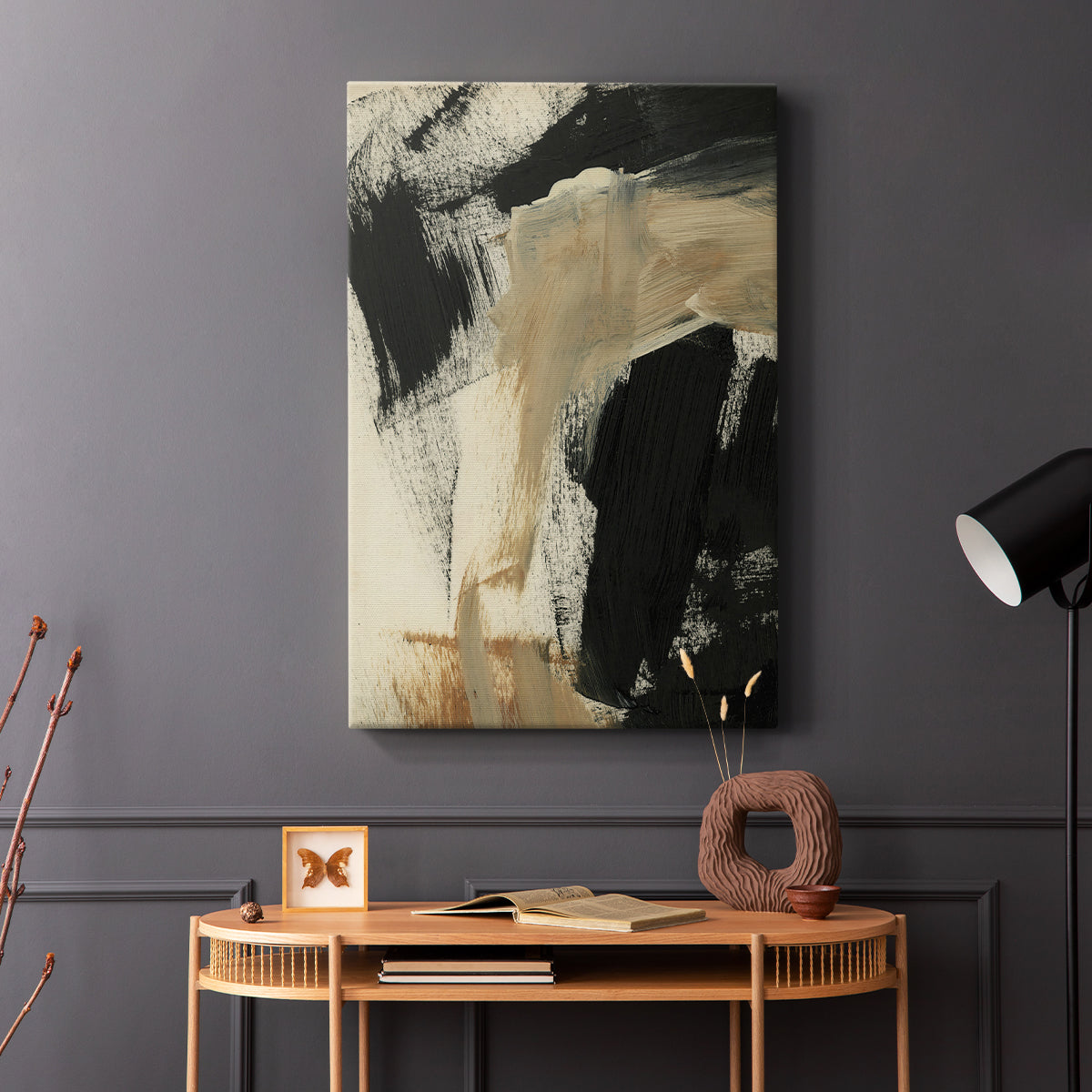 Baked Paintstrokes IV - Canvas Art Print