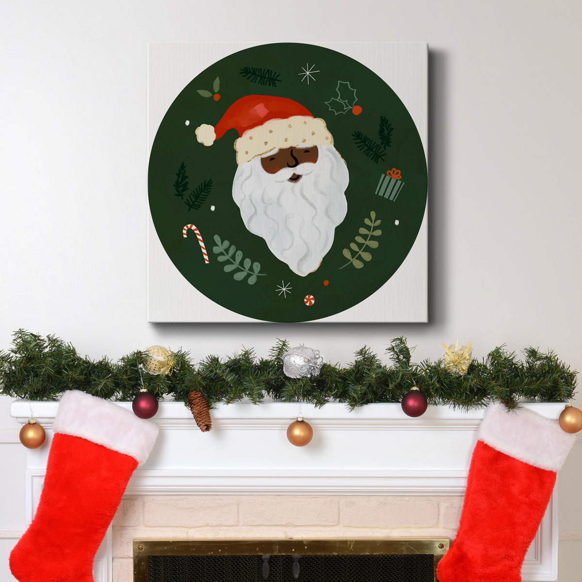 Little St. Nick Collection C-Premium Gallery Wrapped Canvas - Ready to Hang