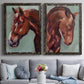 Paint by Number Horse I - Premium Framed Canvas 2 Piece Set - Ready to Hang