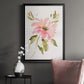 One Pink Bloom I - Modern Framed Canvas Print