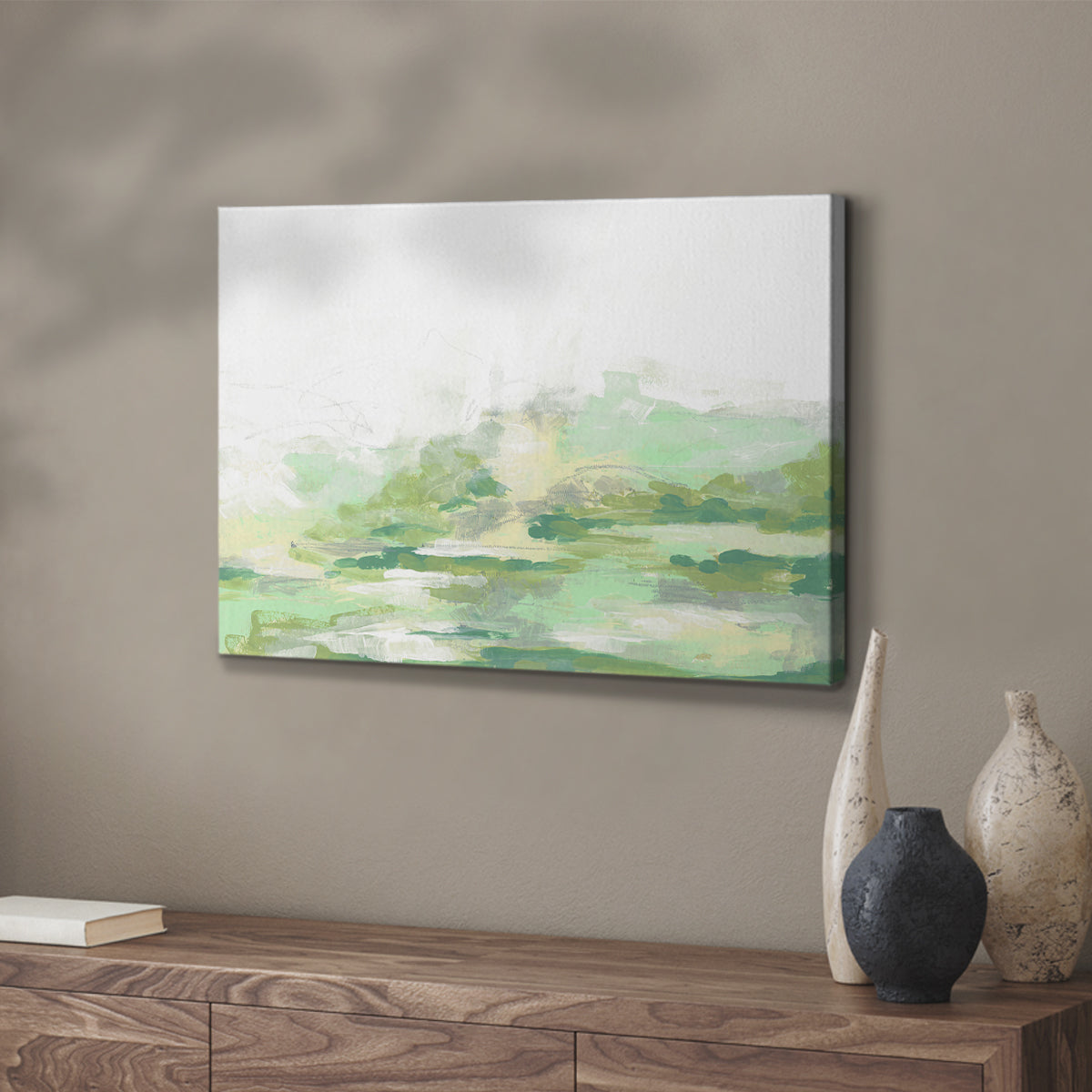 Green Mist Vista II - Canvas Art Print