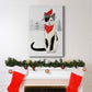 Christmas Cats & Dogs VI Premium Gallery Wrapped Canvas - Ready to Hang