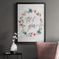 Let It Grow - Modern Framed Canvas Print