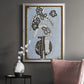 Graphic Flowers in Vase IV - Modern Framed Canvas Print