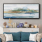 Blue Solace - Floater Framed Canvas Print