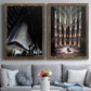 Nocturne - Premium Framed Canvas 2 Piece Set - Ready to Hang