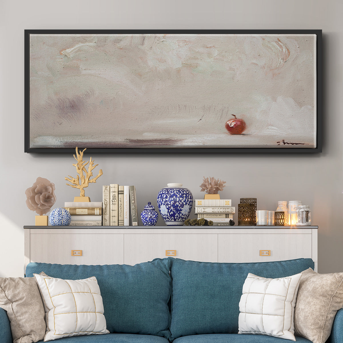 Crabby Apple - Floater Framed Canvas Print