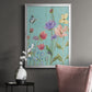 Wildflower Flutter III - Modern Framed Canvas Print