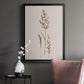 Delicate Stems II - Modern Framed Canvas Print