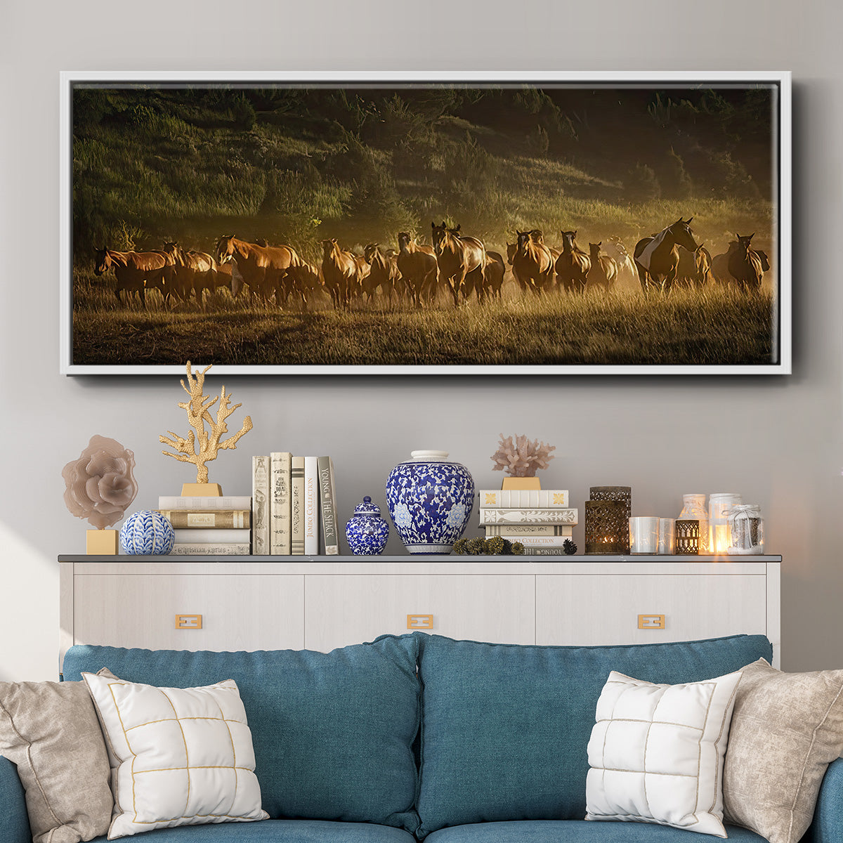 Wild and Free III - Floater Framed Canvas Print