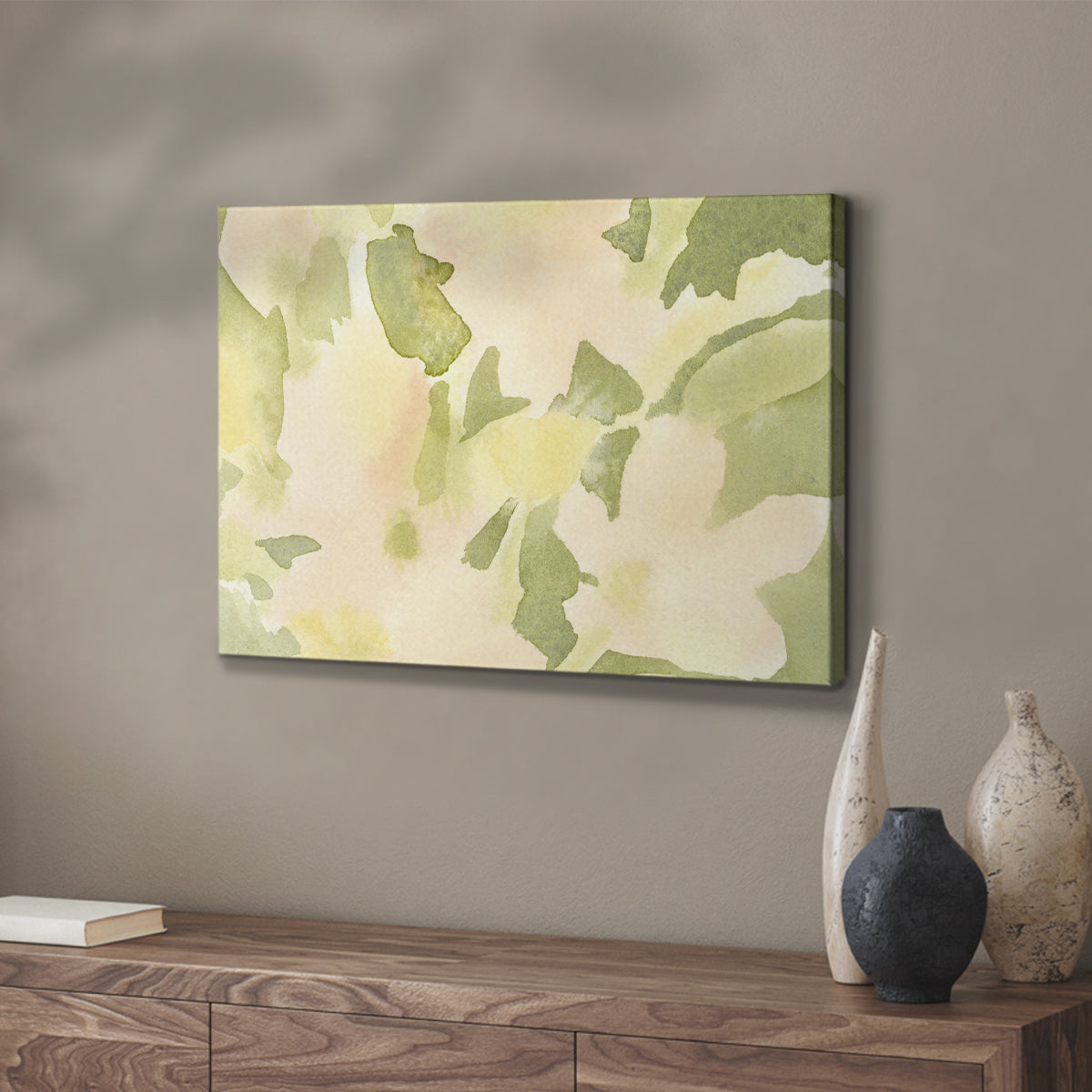 Verdant Floral Abstract I - Canvas Art Print
