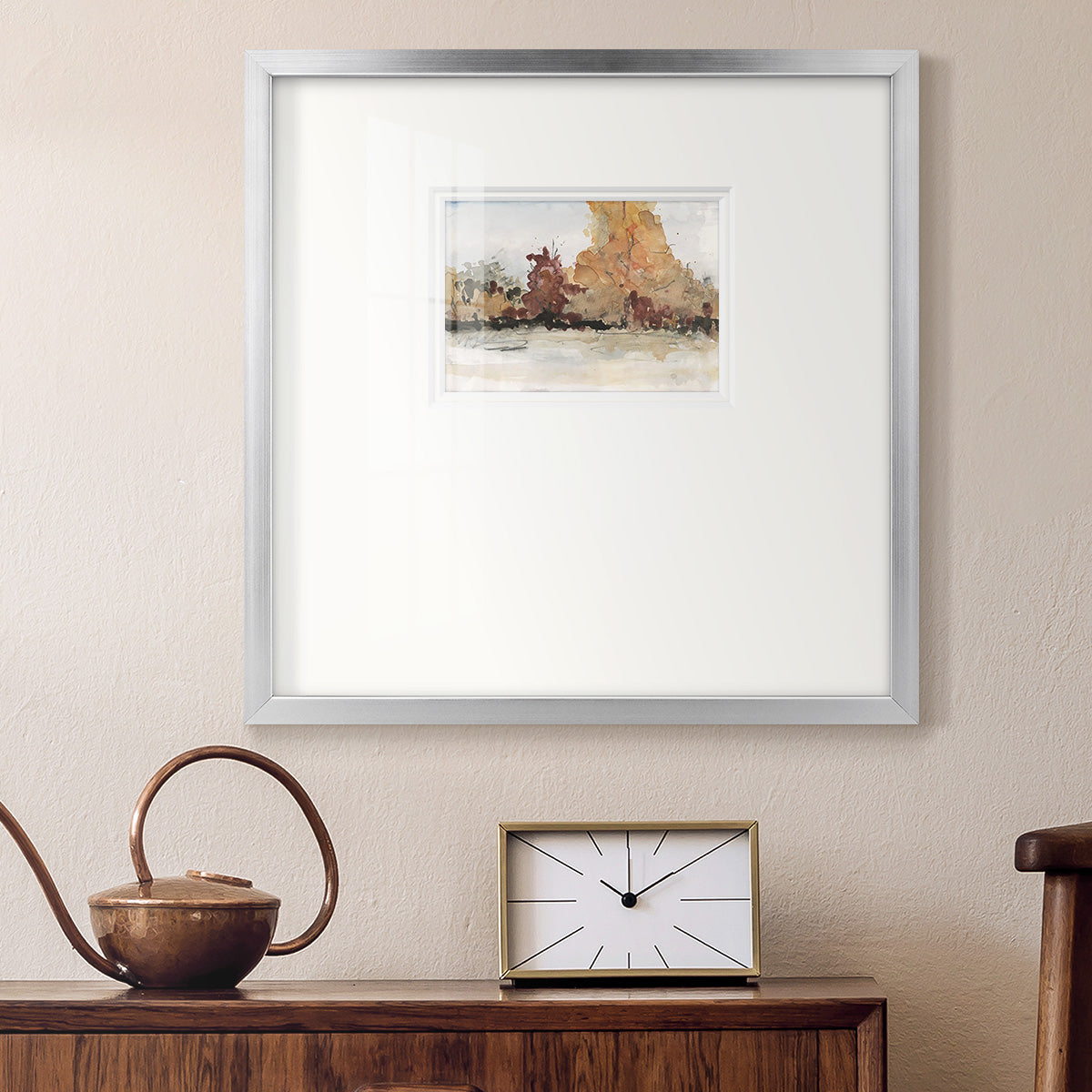 The Autumn View II Premium Framed Print Double Matboard