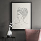 Greek Busts III - Modern Framed Canvas Print