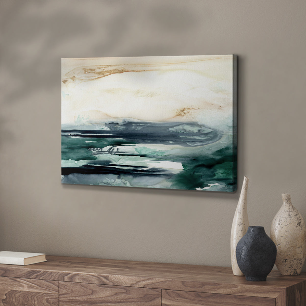 Sea Foam Flow II - Canvas Art Print