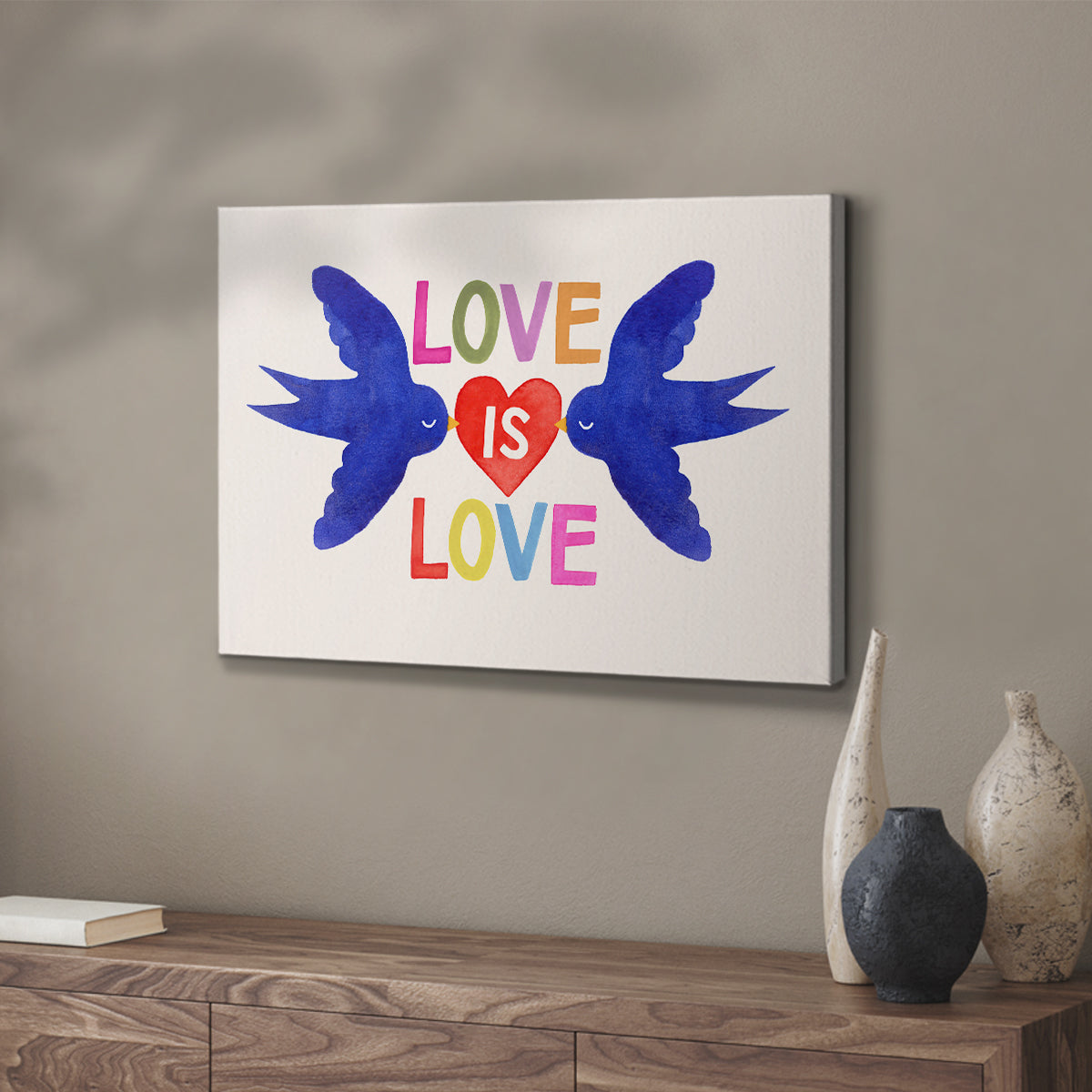Love Loudly Collection A - Canvas Art Print