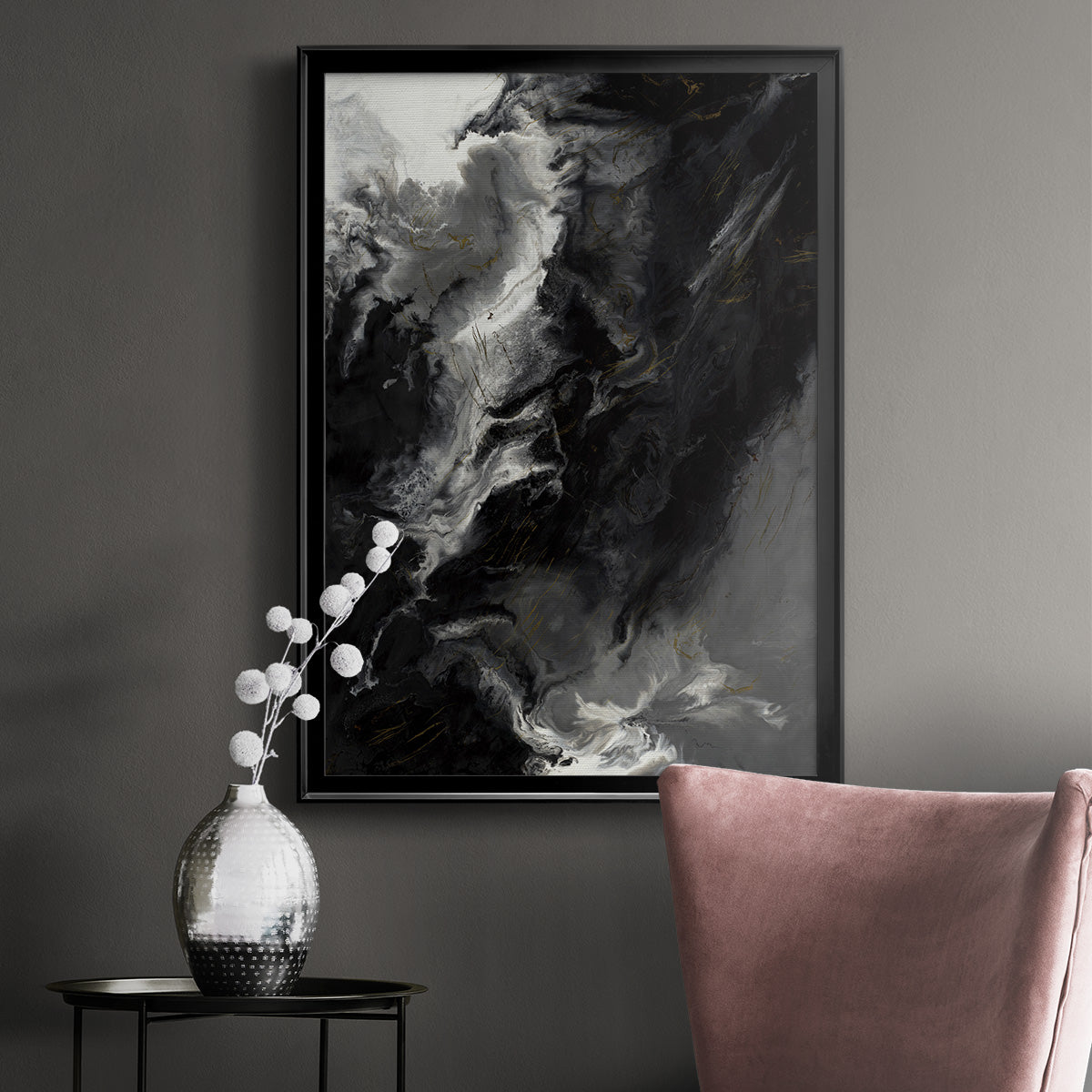 Changes - Modern Framed Canvas Print