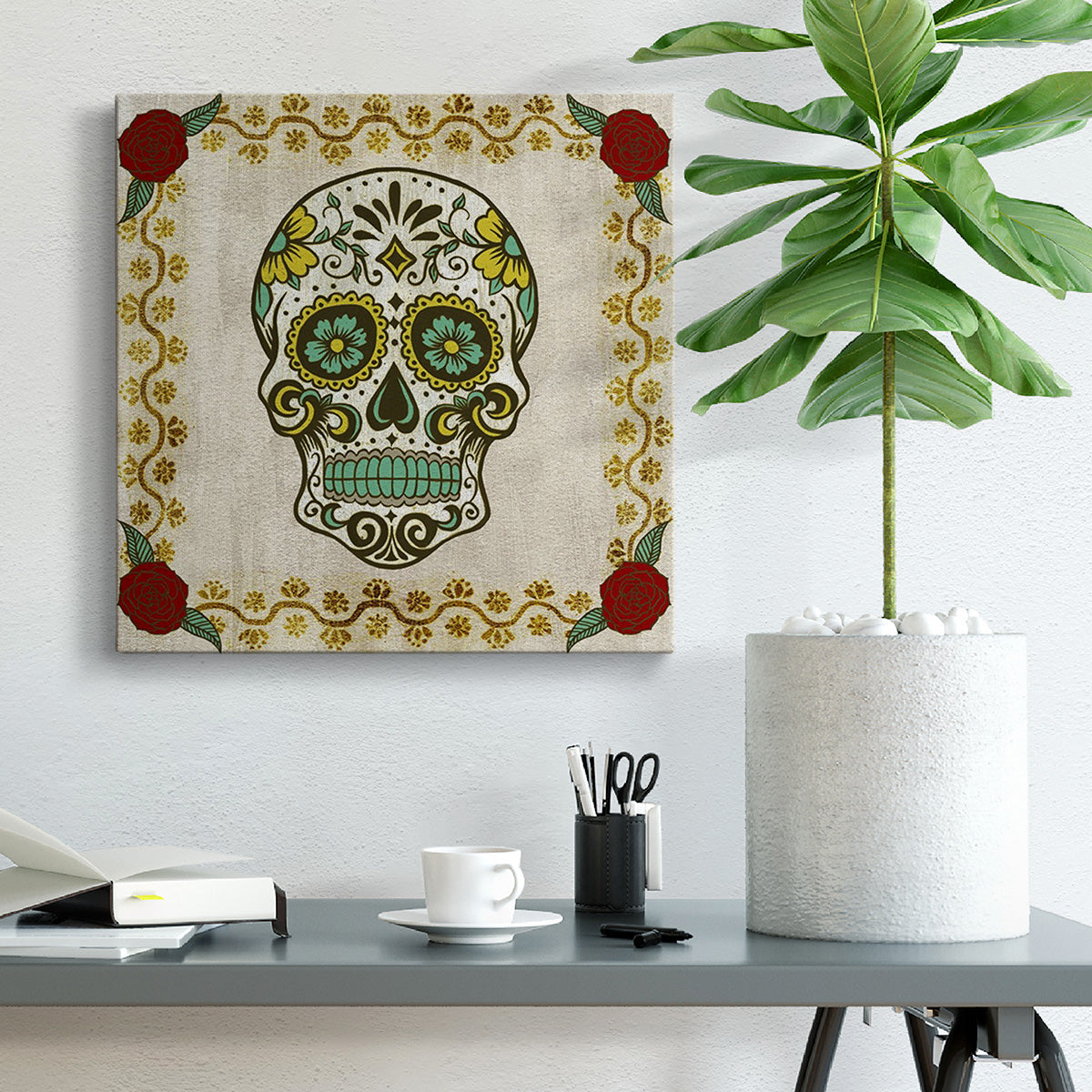 Day of the Dead IV-Premium Gallery Wrapped Canvas - Ready to Hang